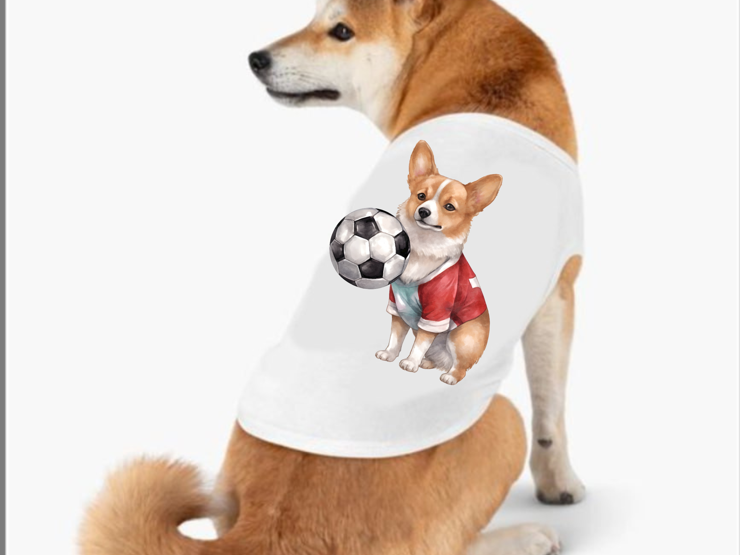 Tricou Căței- The Corgi Baller