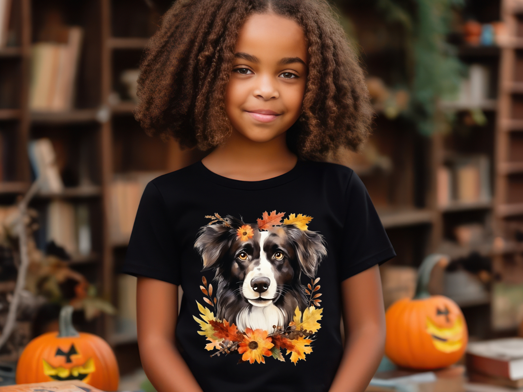 Tricou copii Autumn Wreath