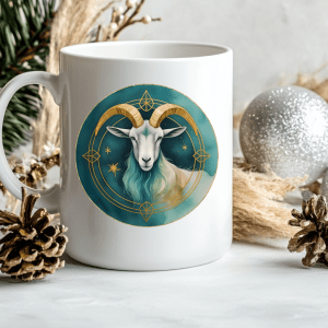 Cană Goat- Golden Harmony