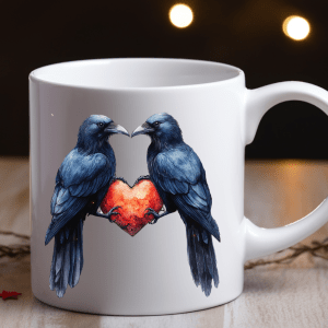 Cană Gothic Hearts