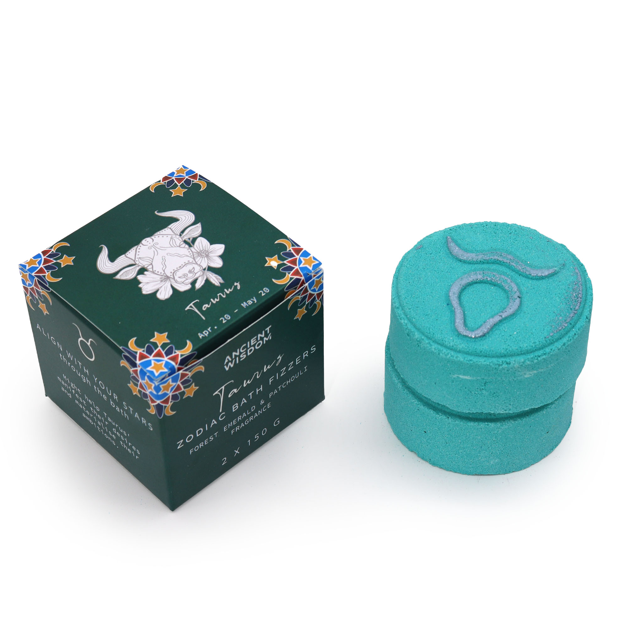 Set de Bombe de Baie Zodiac cu Horoscop - Taur
