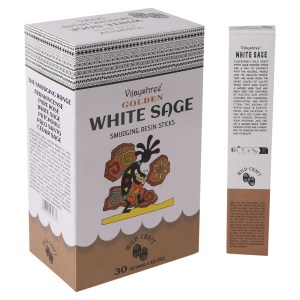 Bețișoare Parfumate cu Rășină Golden Rășină de Salvie Albă (6 buc.)