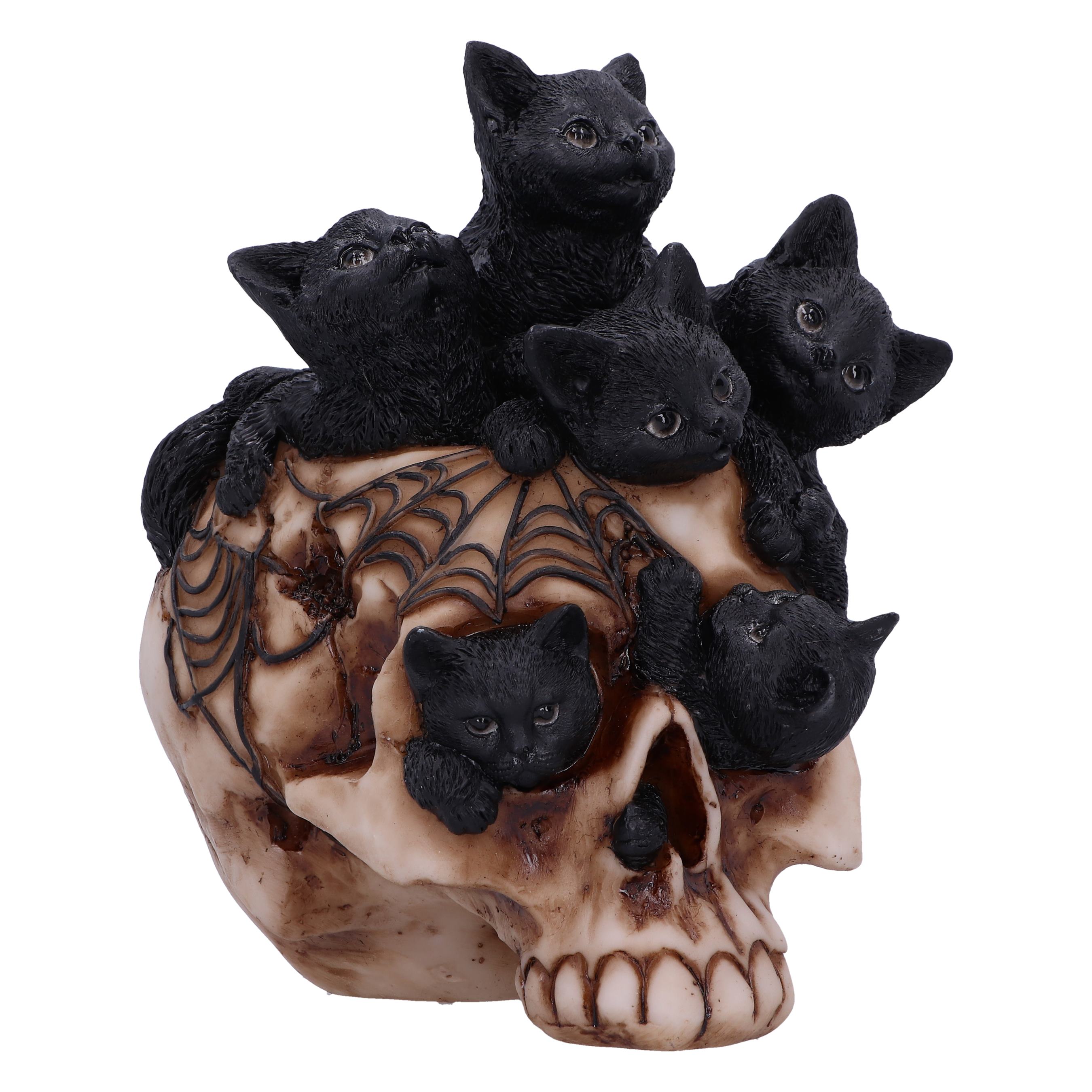 Cranial Litter Statueta Pisici Gothic14cm - imagine 2
