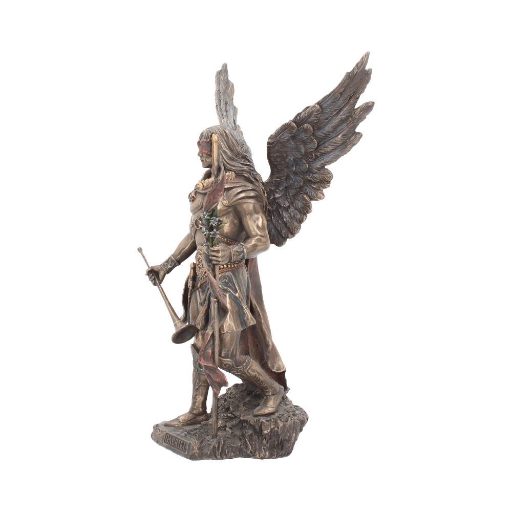 Sfântul Arhanghel Gabriel – Figurină cu finisaj bronz - imagine 3