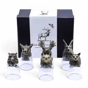 Pahare de Shot Bottom Up: Creaturi Sălbatice din Pădure (50 ml)