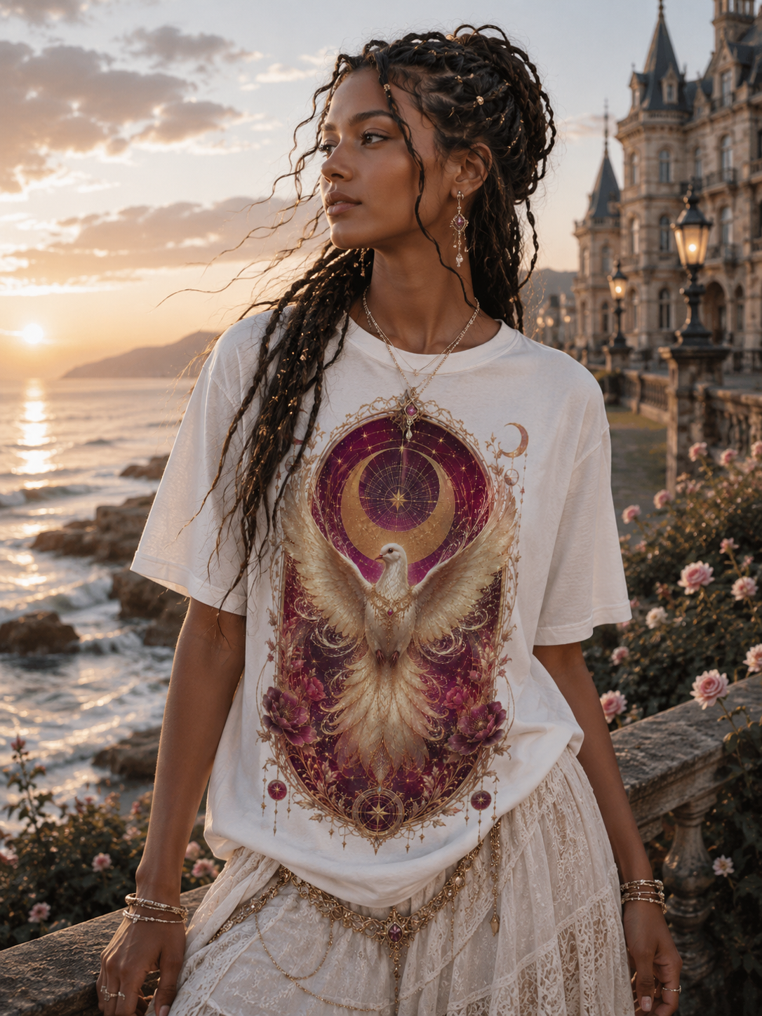Tricou Premium Winged Benediction